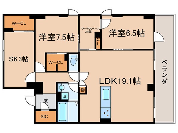 AKADEMOS　Residenceの物件間取画像